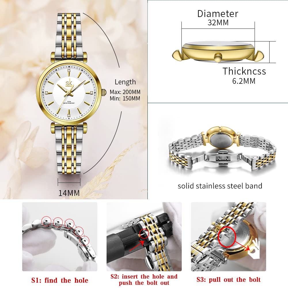 SHENGKE SK Classic Women Watches Fashion Ladies Dress Watch - SHENGKE Official Imagery - 7