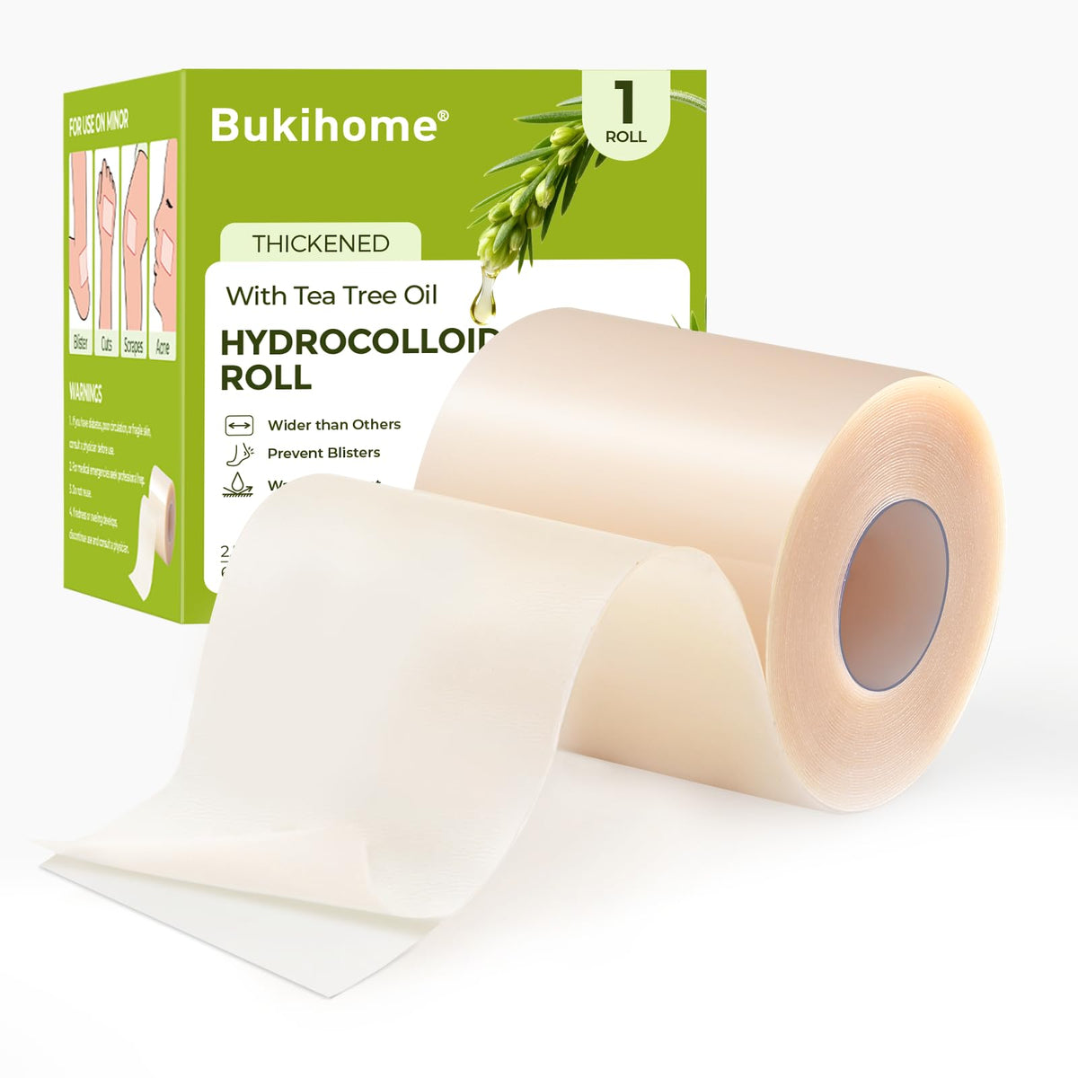 Bukihome Hydrocolloid Roll Gel Bandages Patch with Self - Bukihome Official Imagery - 2