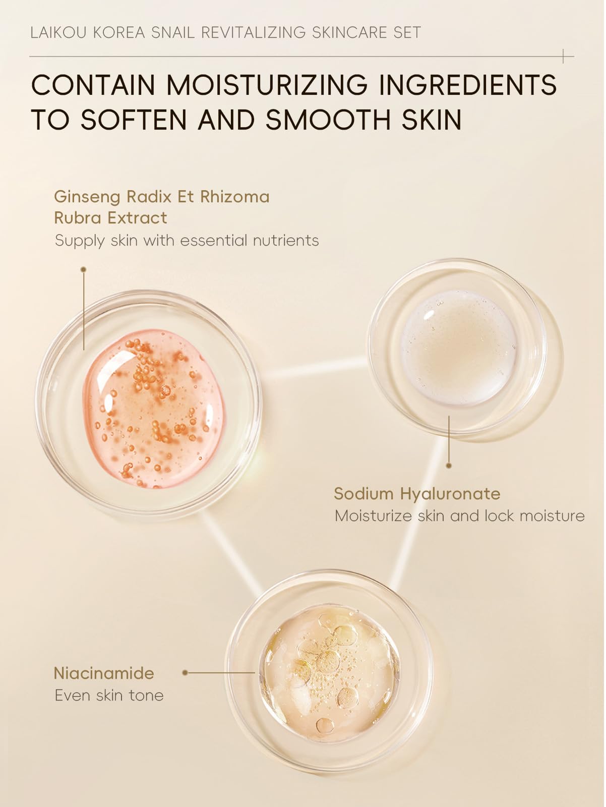 Korean Snail Essence Skin Care Kit,Skincare Gifts for - HXLYBD