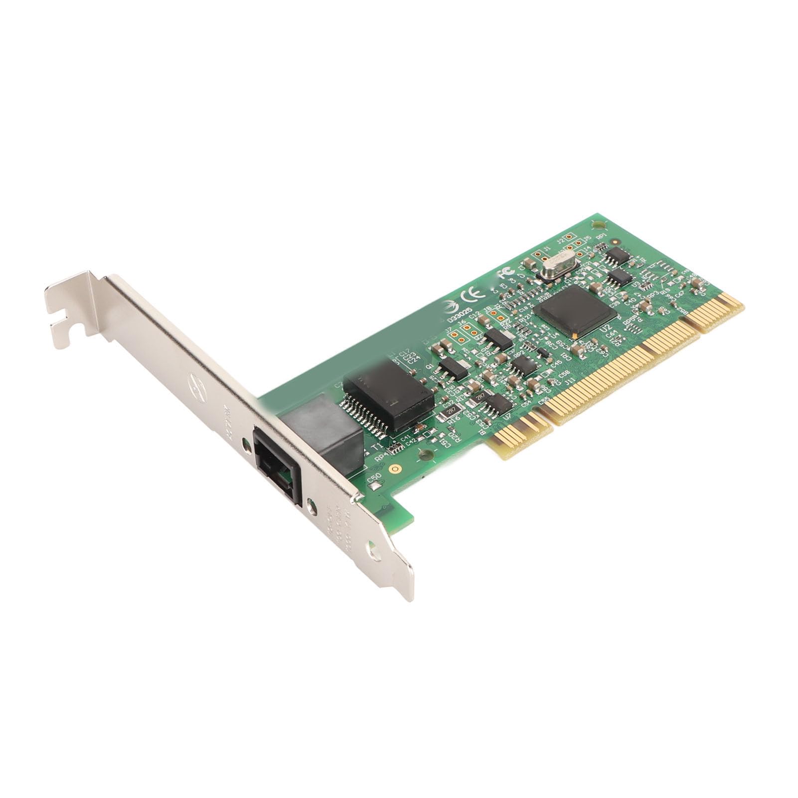 CCYLEZ PCIe Gigabit Ethernet server adapter with RJ45 port, 10/100/1000Mbps, PCI 32-bit slot, compatible with Linux and DOS systems