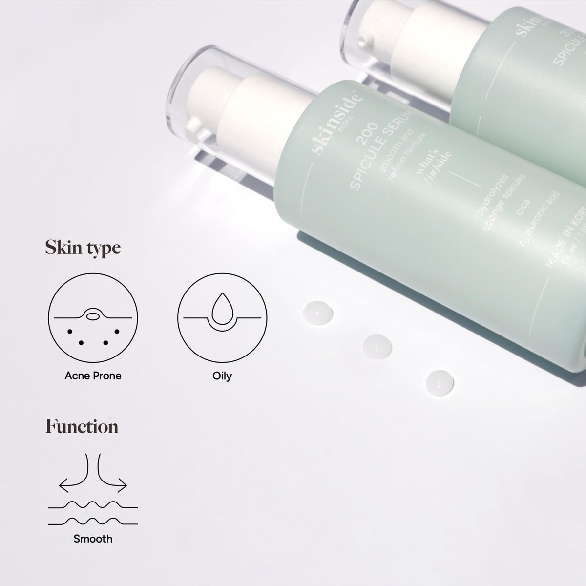 Spicule Serum Texture Refining Korean Serum - skinside SEOUL Official Imagery - 4