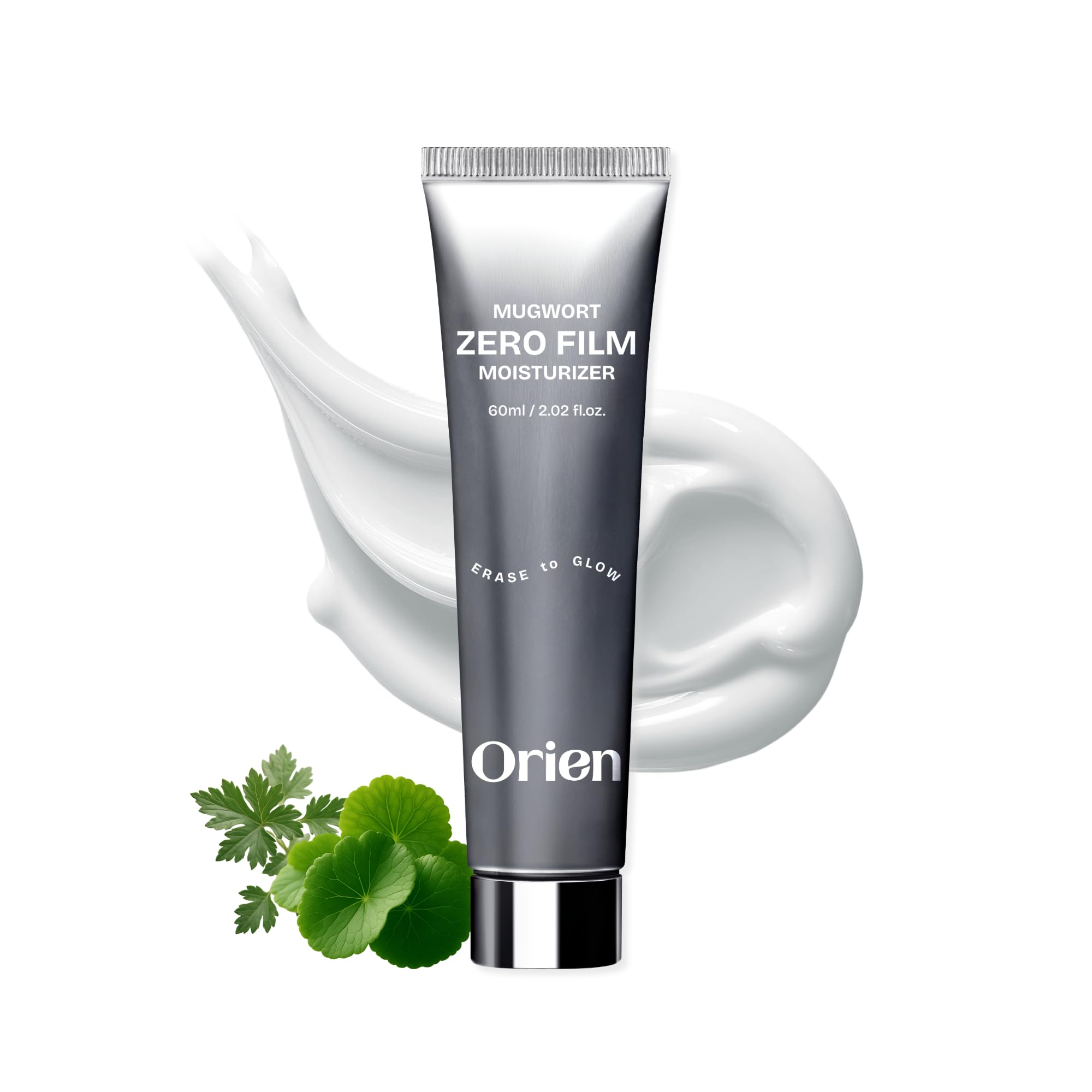 Orien Mugwort Zero Film Moisturizer 60ml Niacinamide 2% - Product Imagery