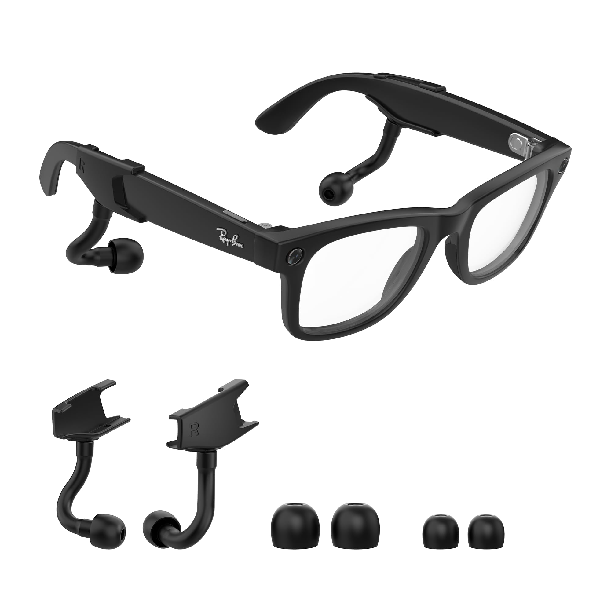 BonFook HiBloks in-Ear Earbuds Sound Tube Booster for Ray-Ban Met by BonFook - Angle View 1