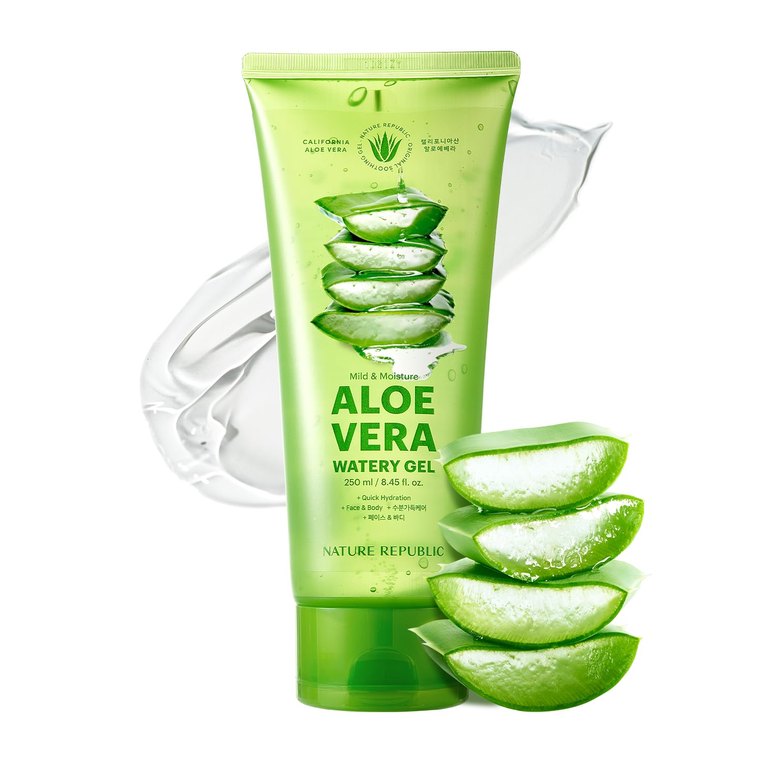 Nature Republic Mild & Moisture Aloe Vera Watery Gel - Hydrating & Moisturizing - Nature Republic Official Product View 8