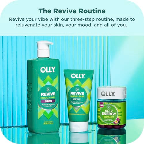 OLLY Revive Body Scrub Nourishing Cleanser, 6 oz - Product Imagery
