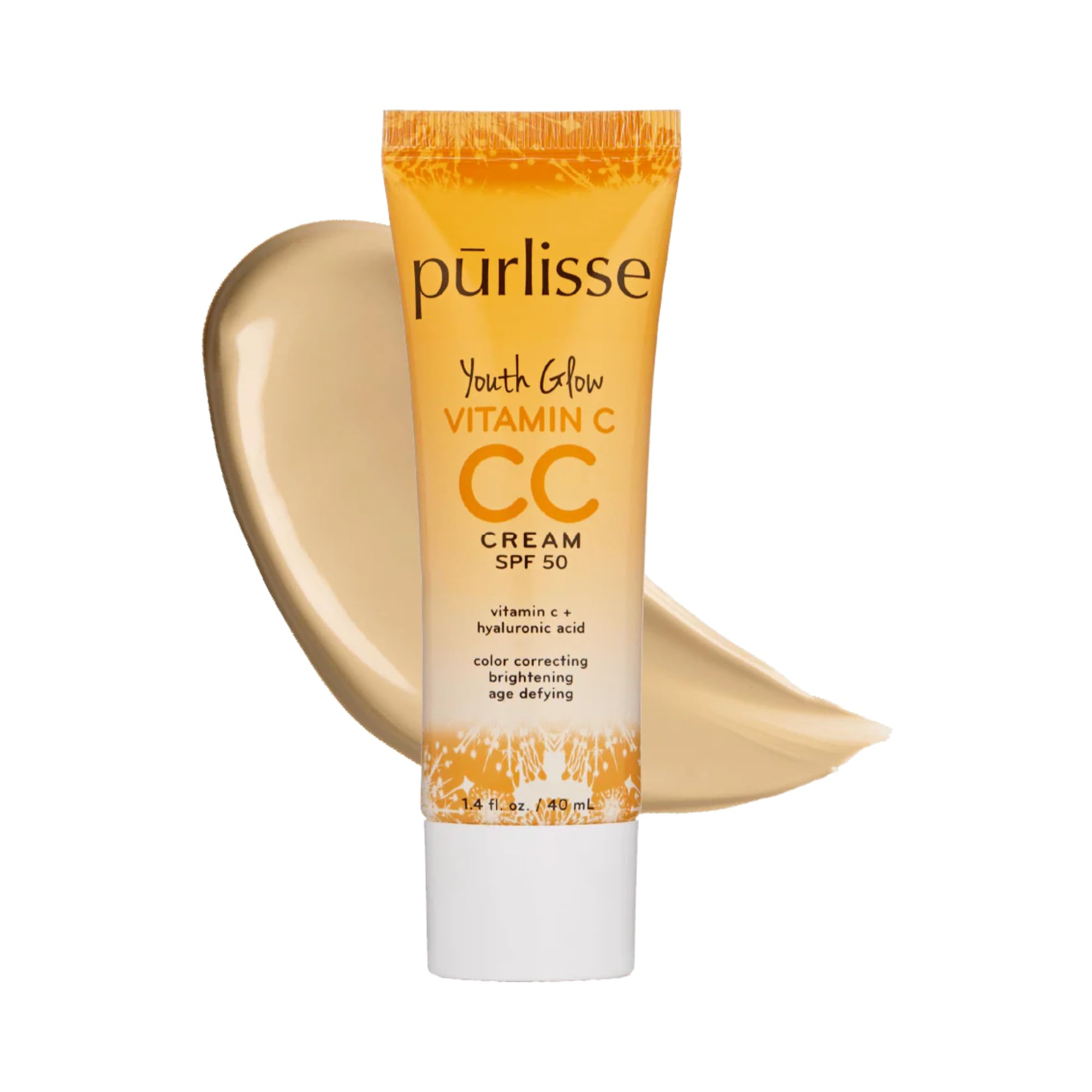 p rlisse Youth Glow Vitamin C CC Cream SPF 50 - pūrlisse Official Product Imagery - 1