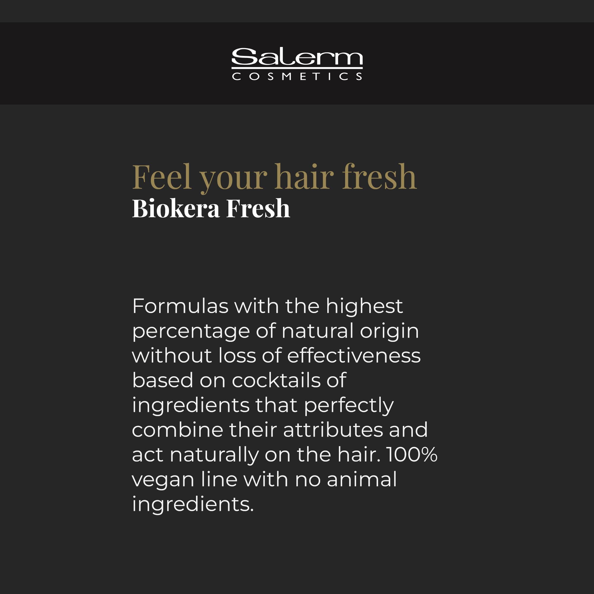 SALERM - Purple Shampoo for Blonde, Gray, Highlighted, or Bleached Hair - Biokera Fresh Violet - 300 ml - Violet Shampoo - Tones and Brightens - Maintains Color - Sulfate-Free and Paraben-Free