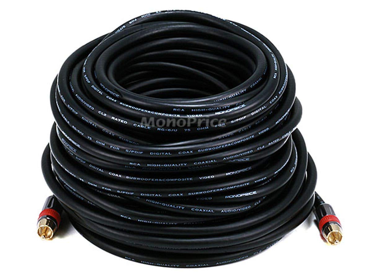 Monoprice 102683 25 Feet RG6 RCA CL2 Rated Digital Coaxial - Monoprice Official Imagery - 8
