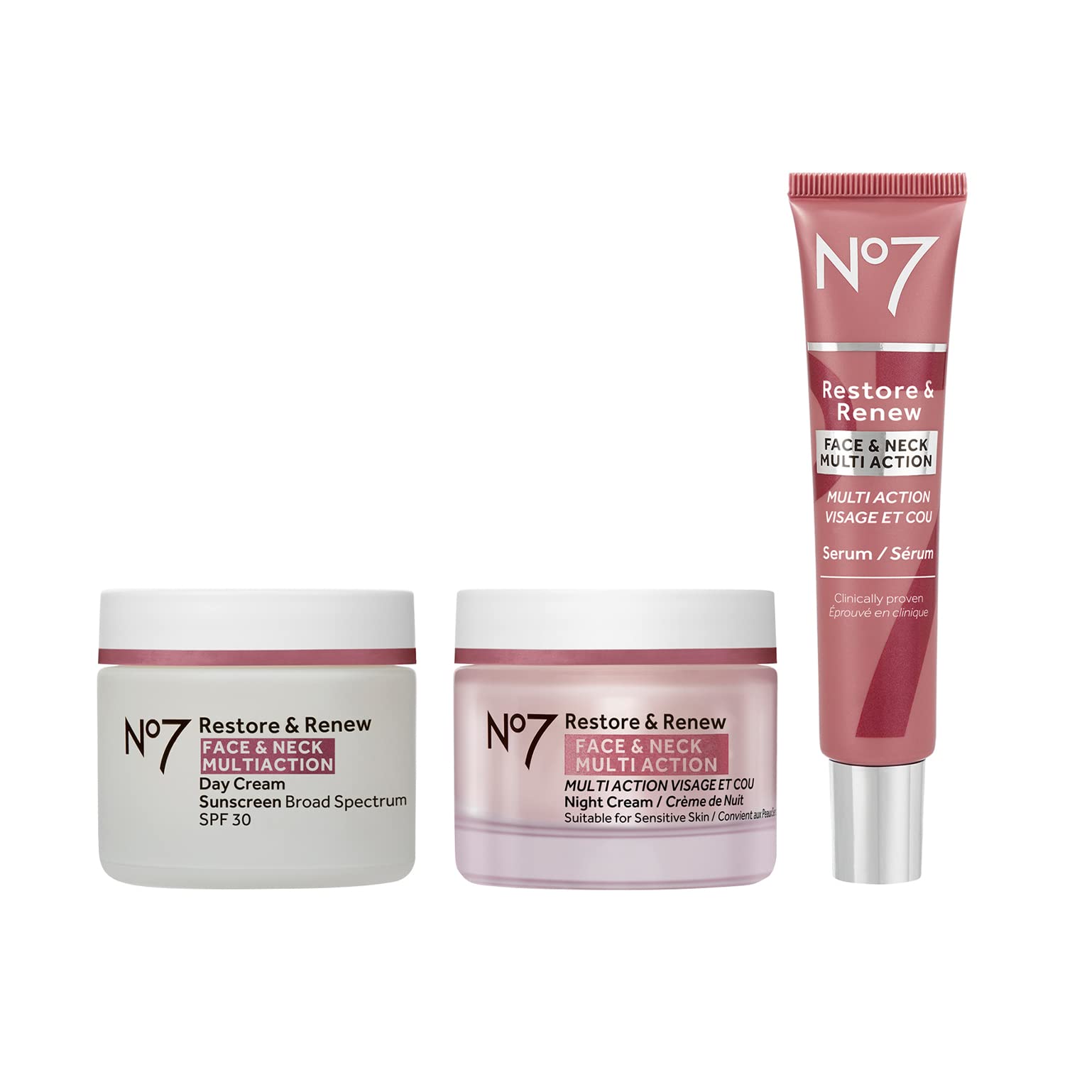 No7 Restore &amp; Renew Face &amp; Neck Sculpting Skincare - No7