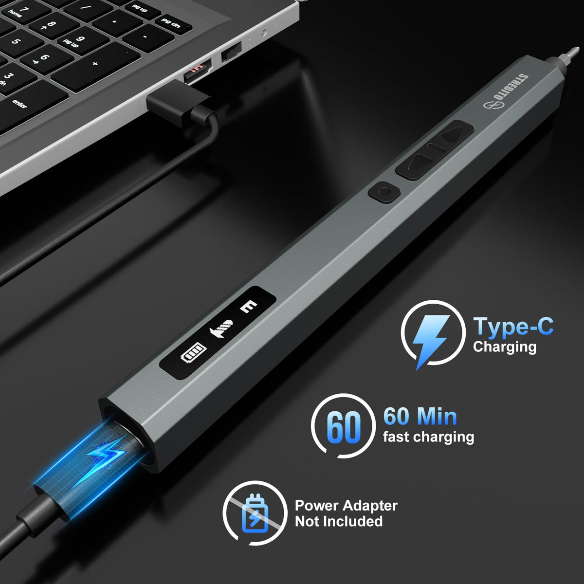 STREBITO 144 Piece Upgraded Electric Screwdriver - STREBITO Official Imagery - 7