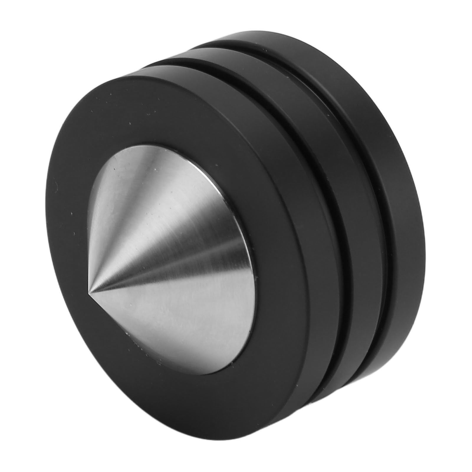 MUTOUXIA SP4937 4-piece speaker spike isolation feet pad for HiFi turntables, amplifiers, and CD/DVD players in stainless steel and POM.