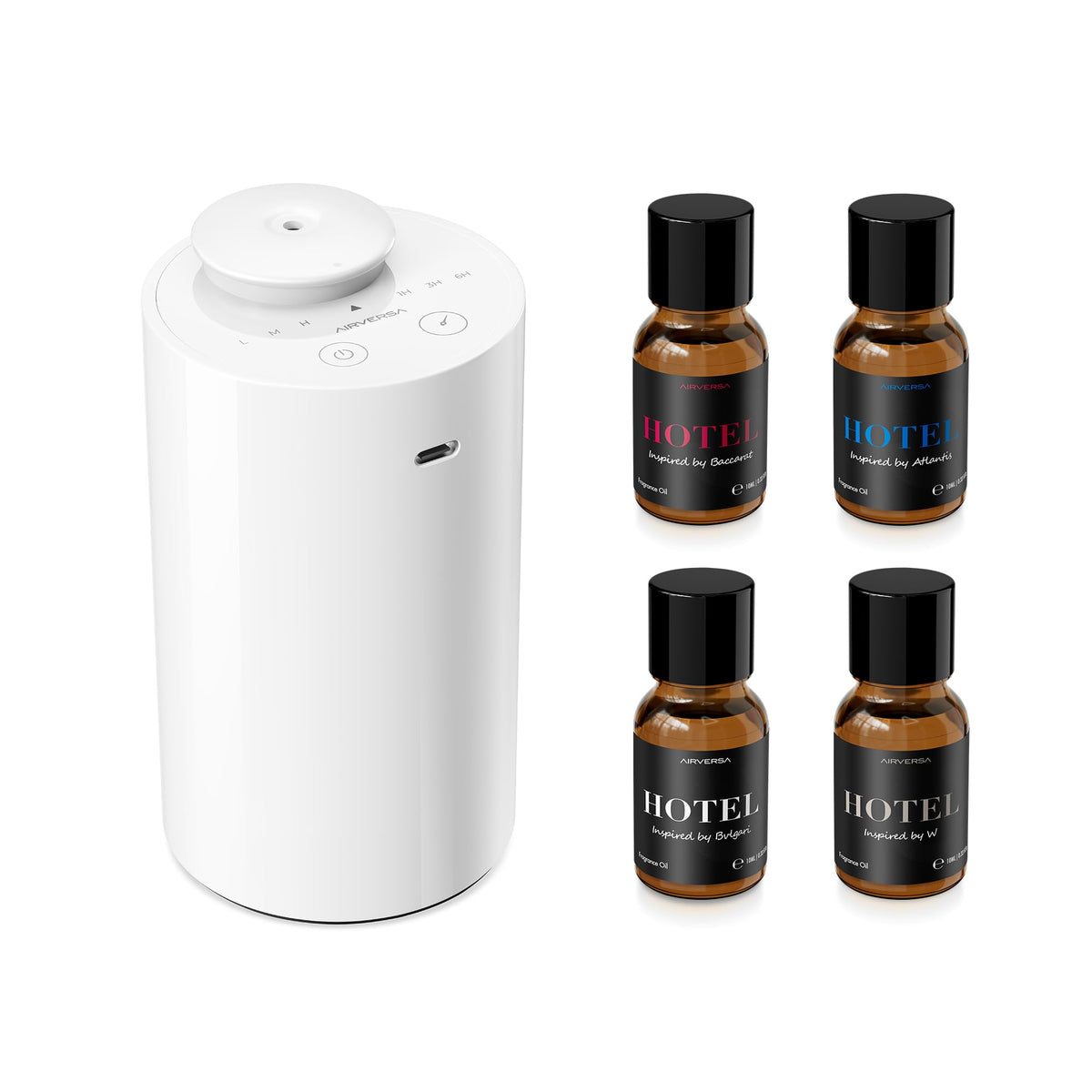 Airversa AN6 Waterless Essential Oil Diffuser Starter Kit - Airversa Official Imagery - 1