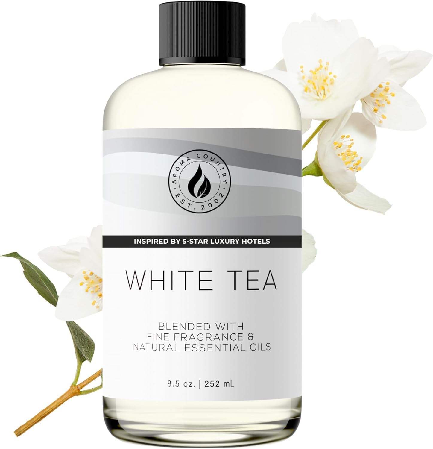 Aroma Country White Tea Diffuser Oil Refill 8.5 Fl Oz