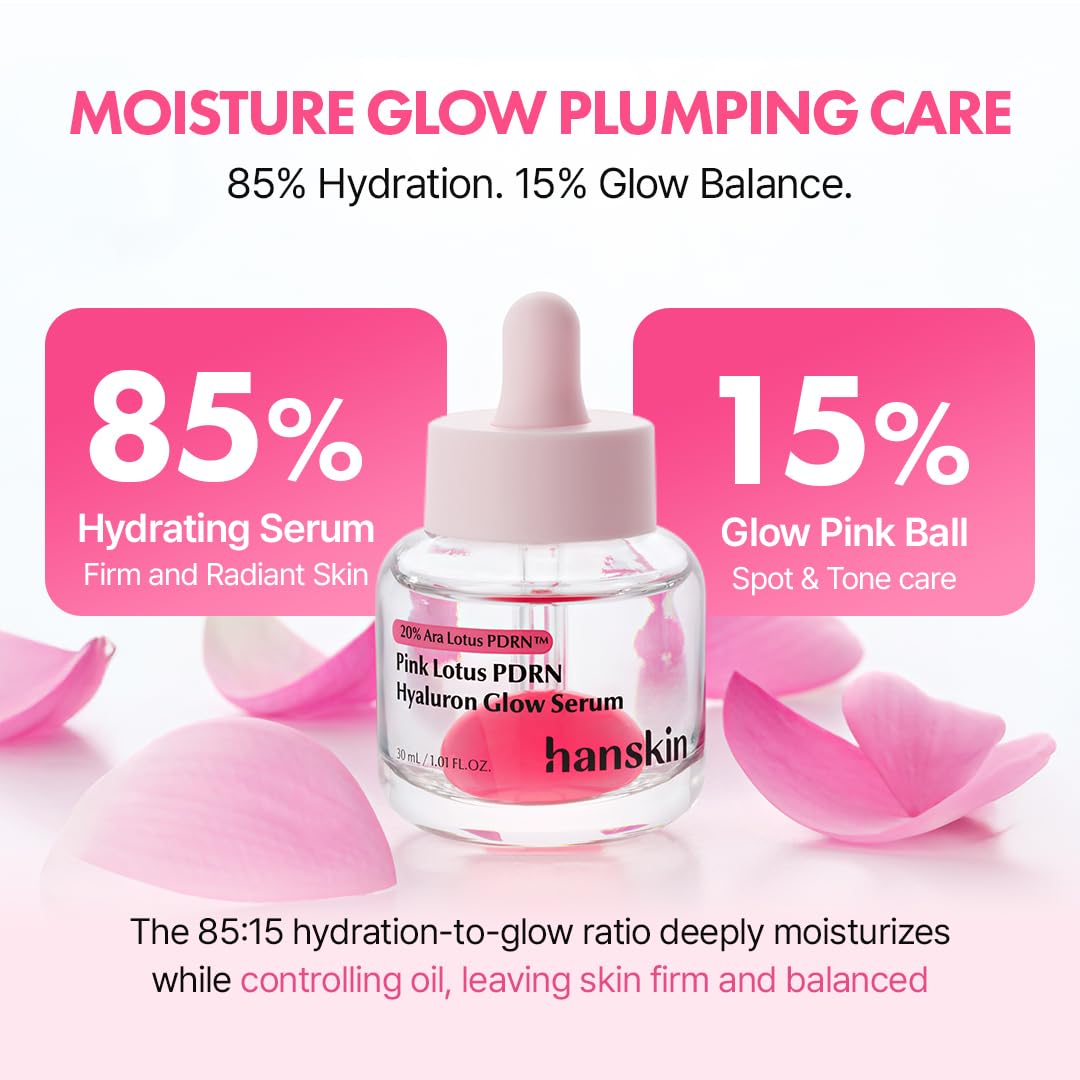 Hanskin Vegan PDRN Pink Glow Duo Set Glow Serum Plumping - Hanskin Official Imagery - 3
