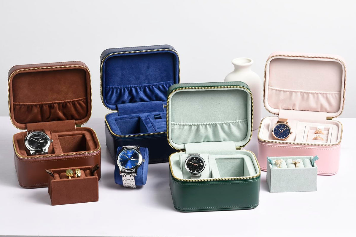 TAIMY Watch Jewelry Travel Case for Men and Women 1 Slot - TAIMY Official Imagery - 8