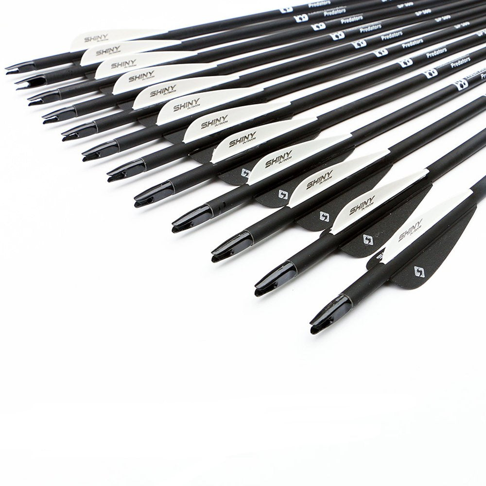 30 Carbon Arrows for Compound Recurve Bow Hunting Target - TIGER ARCHERY Official Imagery - 7