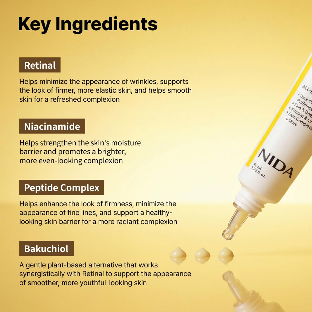 NIDA Revive Eye Cream For Face And Neck - NIDA