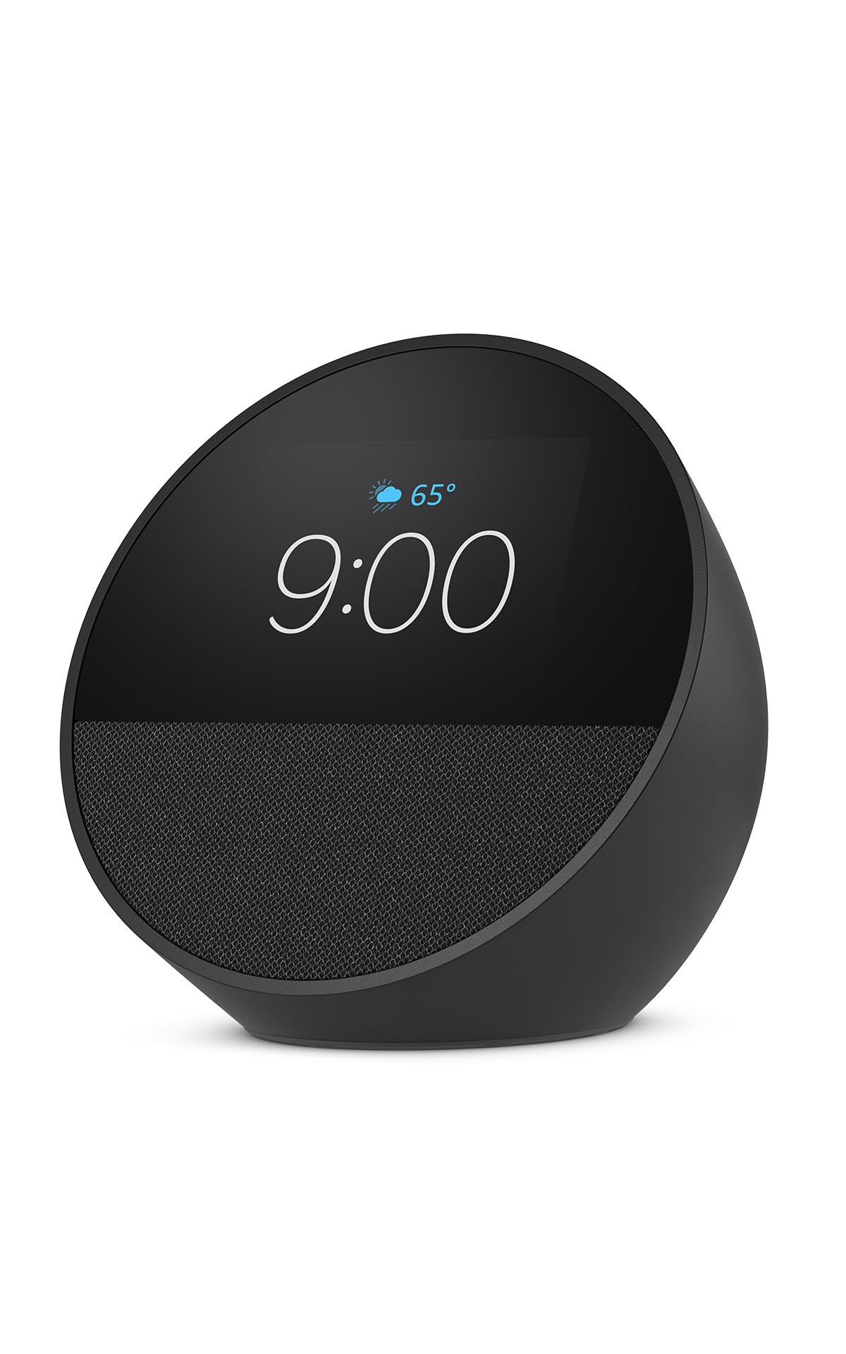 Amazon Echo Spot  , Great for nightstands, offices and kitchens, by Amazon - Angle View 2