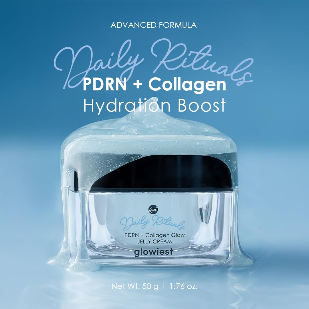 glowiest Daily Rituals PDRN + Collagen Glow Jelly Cream I Salmon - glowiest