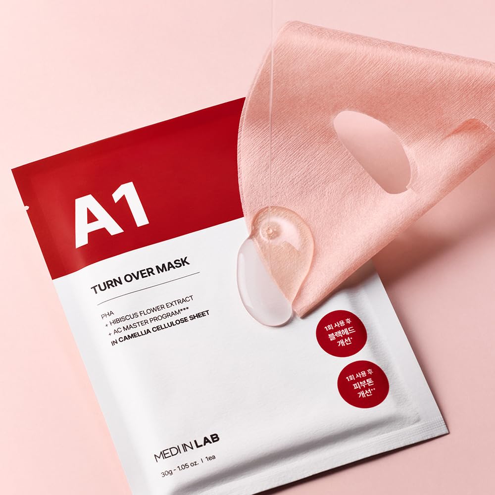 A1 Turnover Mask – K-Beauty Blackhead &amp; Dead Skin Care Sheet - MEDIINLAB