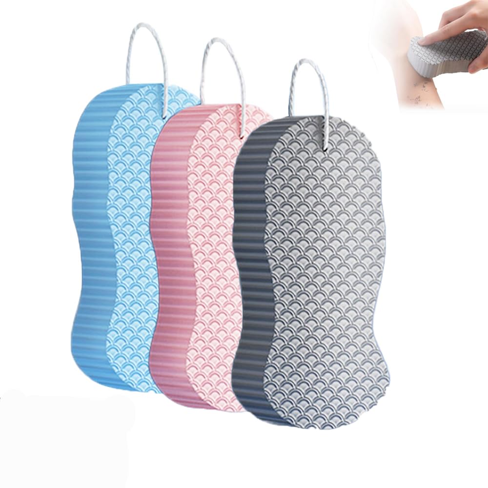 Magic Exfoliating Bath Sponge Body Scrubber, 2025 New Magic - Product Imagery