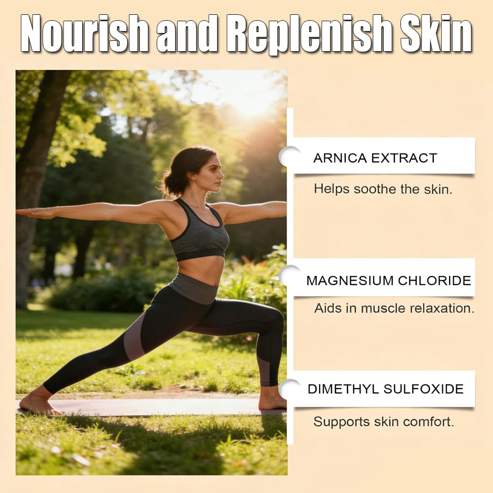 Vingtank Magnesium Cream with Arnica and MSM in a 50g jar, a skin moisturizer with natural ingredients for soothing skin.