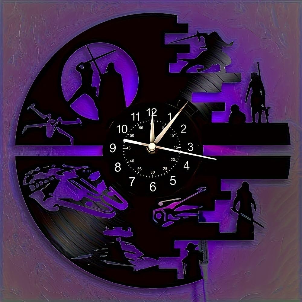 Decorative Vinyl Wall Clock with 12 Inches Science Fiction - Premium Selection Official Imagery - 3