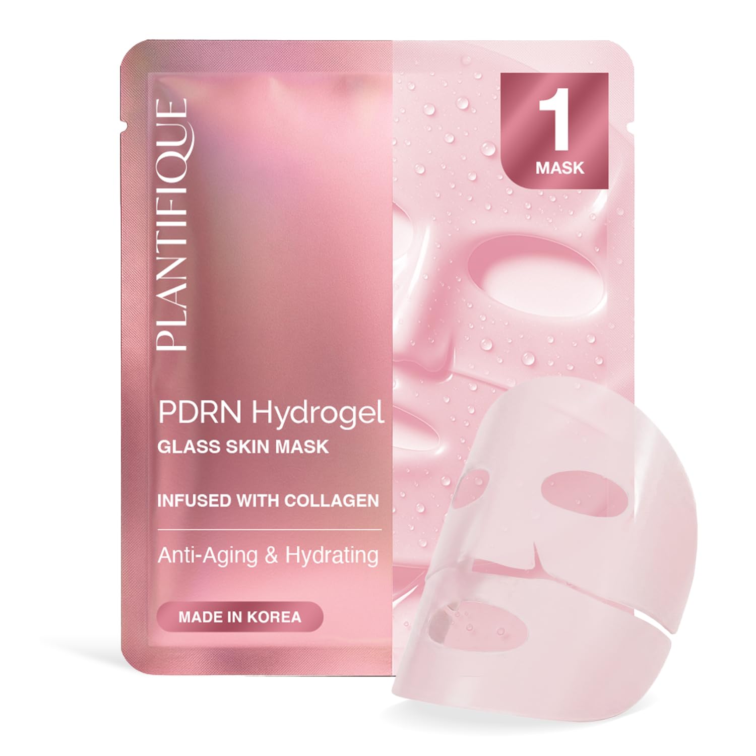 PLANTIFIQUE Korean Collagen Face Mask with Phyto-PDRN &amp; - PLANTIFIQUE
