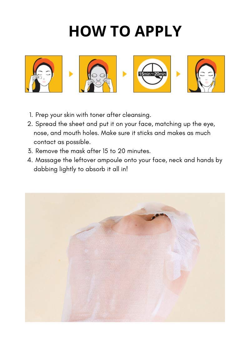 Hyaluronic Acid Real Ampoule Mask 10 Pack - Jigott