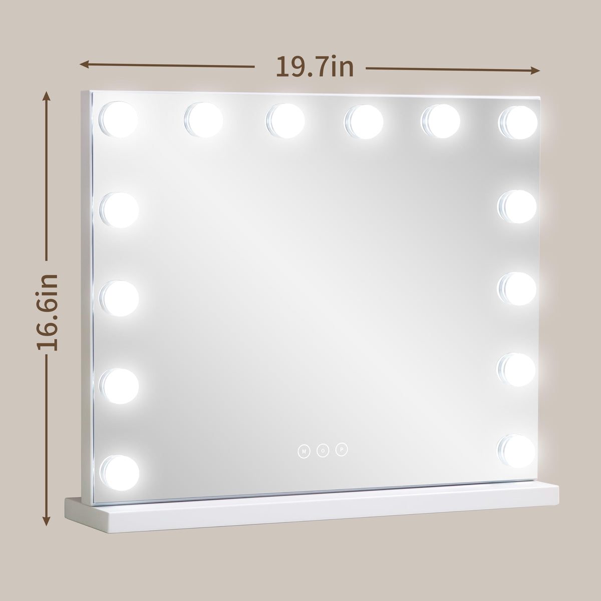Vanity Mirror with Lights Lighted Makeup Mirror with - NUSVAN Official Imagery - 3