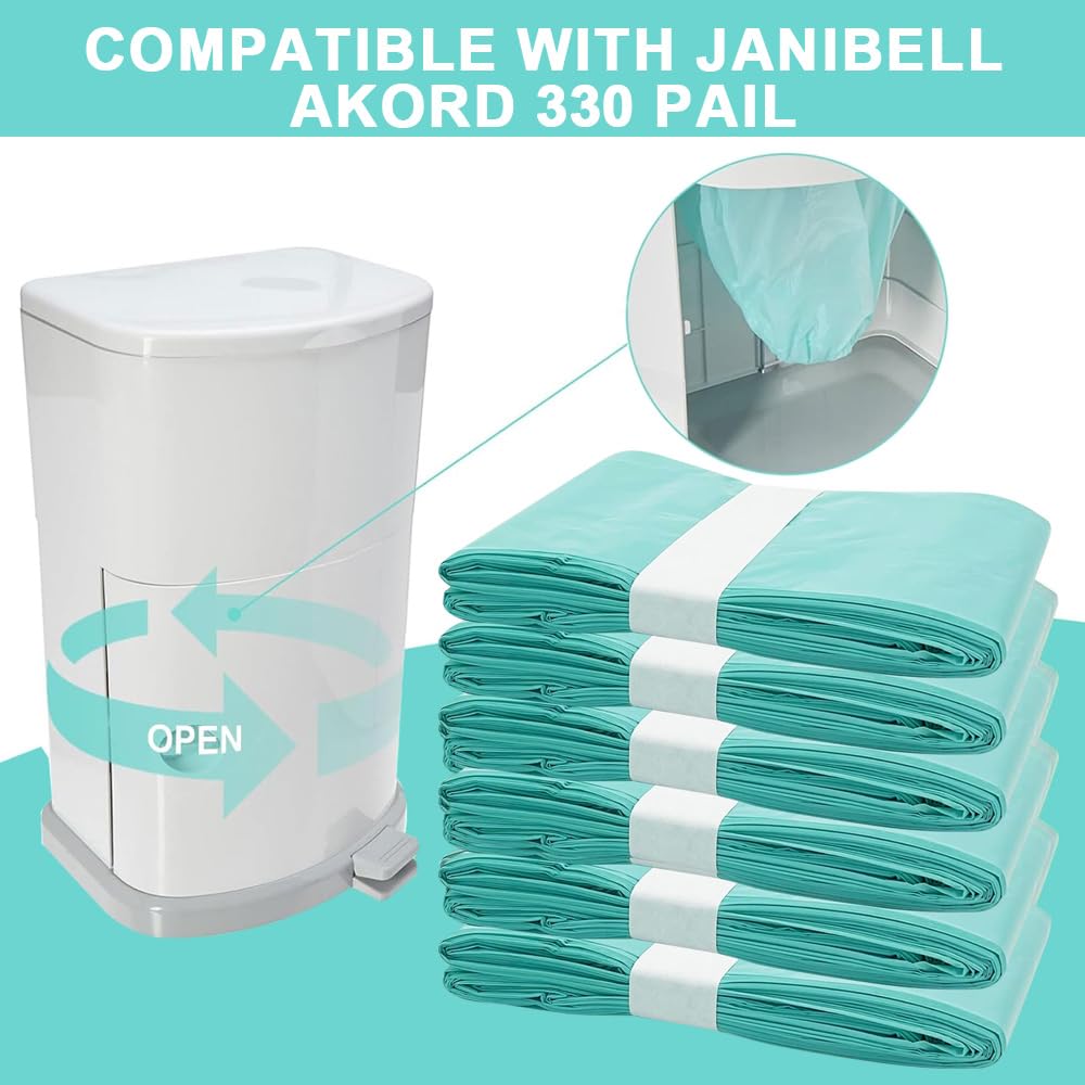 Diaper Disposal Liner Refills Compatible with Janibell Akord - FRTKYGY Official Imagery - 4