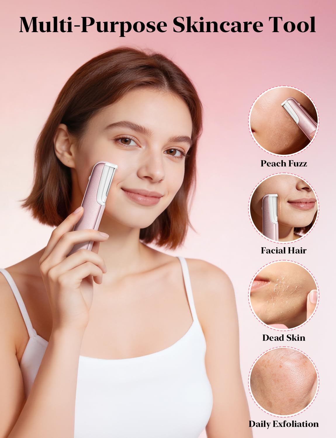 WLU Dermaplane Razor for Women Face Dermaplaning Tool for - WLU Official Imagery - 4