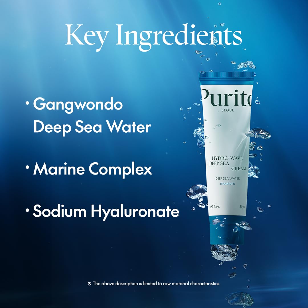 PURITO Deep Sea Cream for Sensitive Skin, 1.69 fl.oz - PURITO Official Product View 5