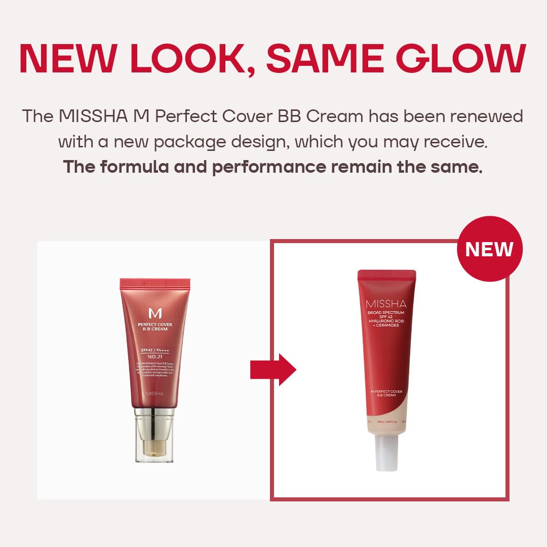 MISSHA M Perfect Cover BB Cream No.23 Natural Beige SPF 42 PA+... - MISSHA Official Product View 4