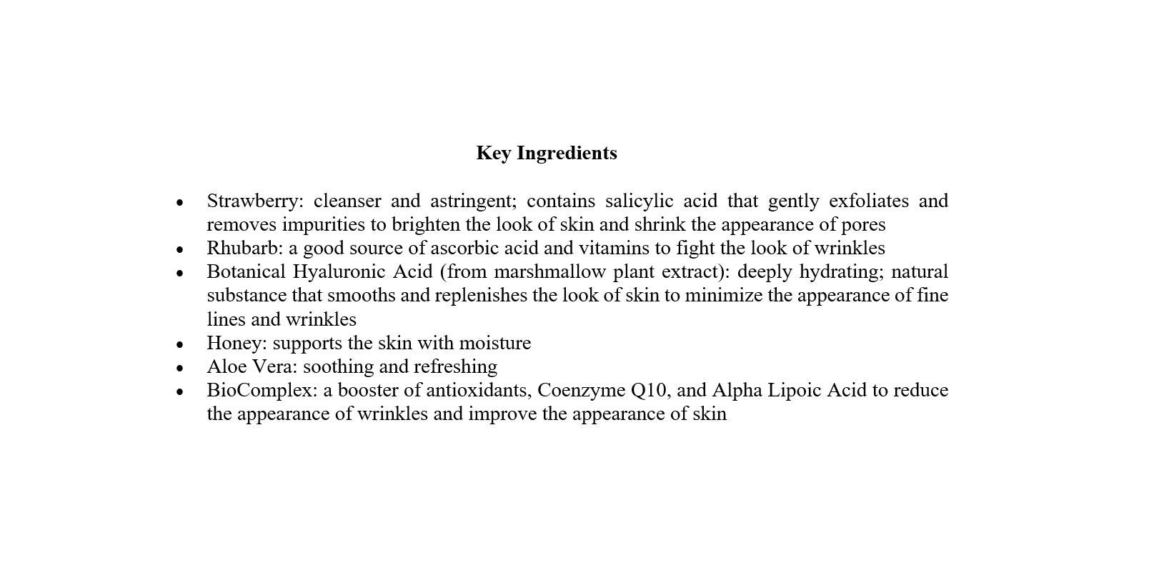 Eminence Strawberry Rhubarb Hyaluronic Serum, 1 Ounce - Eminence Official Product View 3