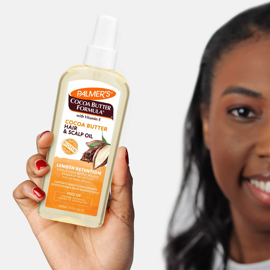 Palmer's Cocoa Butter & Biotin Length Retention Hair and Scalp Oil - Palmer's Official Product View 6