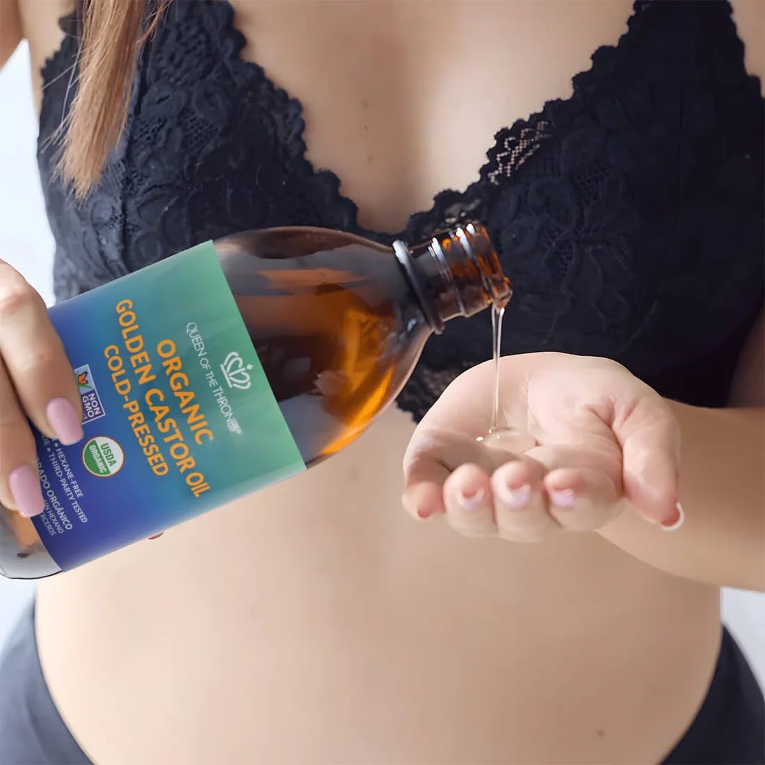 QUEEN OF THE THRONES Organic Golden Castor Oil 16 9 oz 500 - QUEEN OF THE THRONES Official Imagery - 7