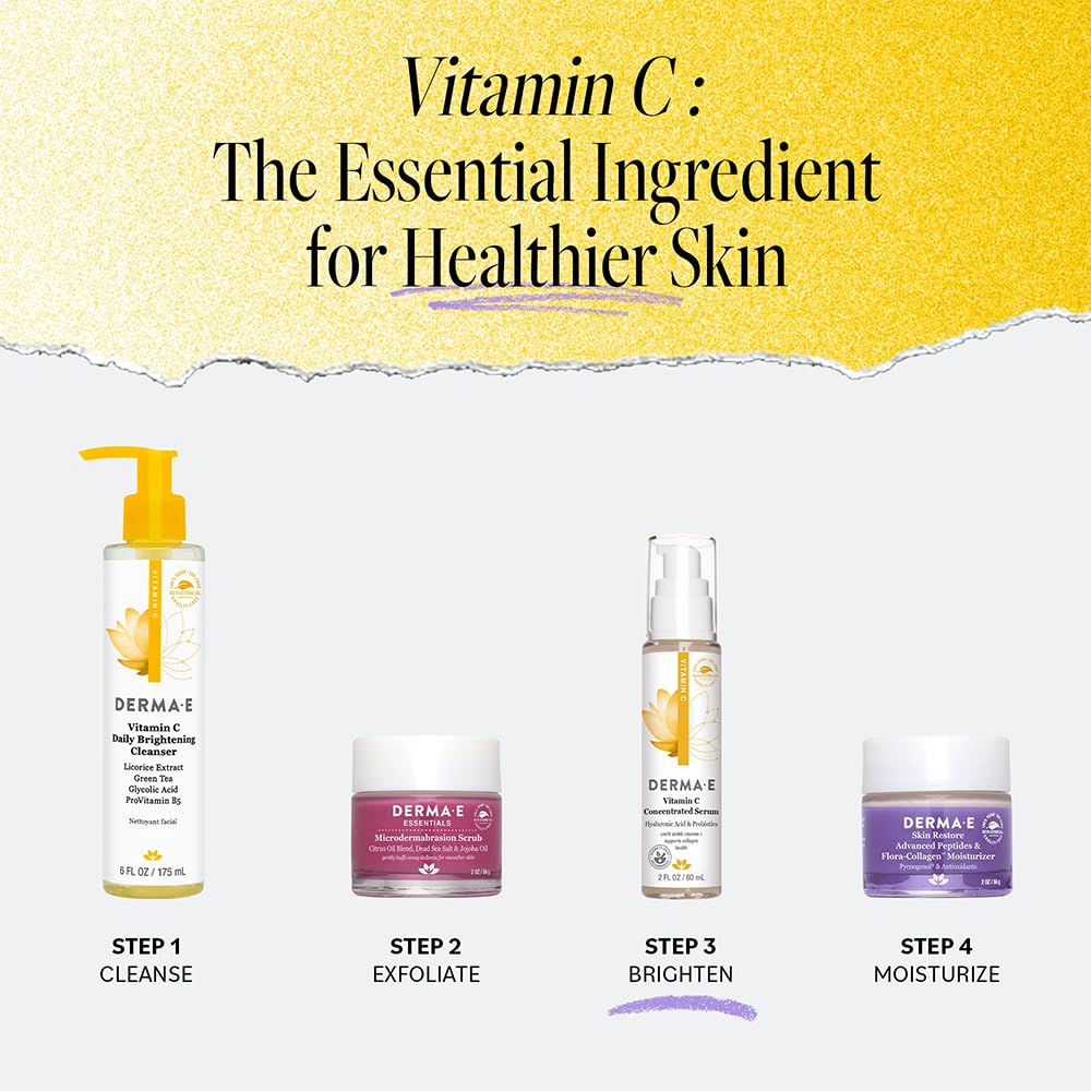 Derma E Vitamin C Concentrated Face Serum to Hydrate - Derma E Official Imagery - 8