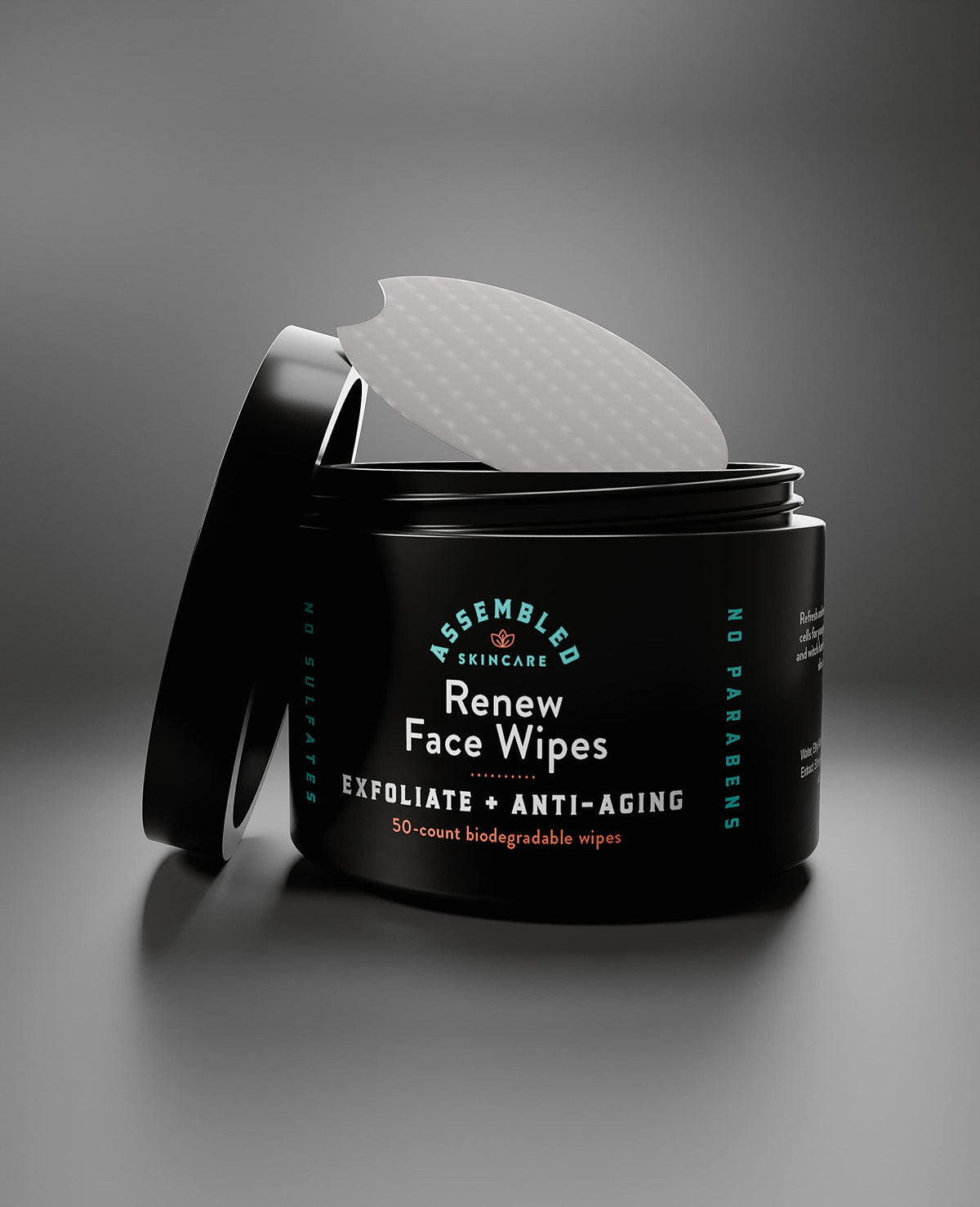 Renew Face Wipes 50 Count Exfoliating anti aging and pre - ASSEMBLED Official Imagery - 3