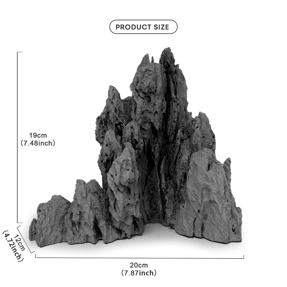 FZONE Aquarium Rocks Micro Resin Seiryu Rock Aquascaping - FZONE Official Imagery - 3