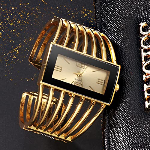 Bracelet Watch for Women Luxury Rectangular Case Analog Quartz - Product Imagery