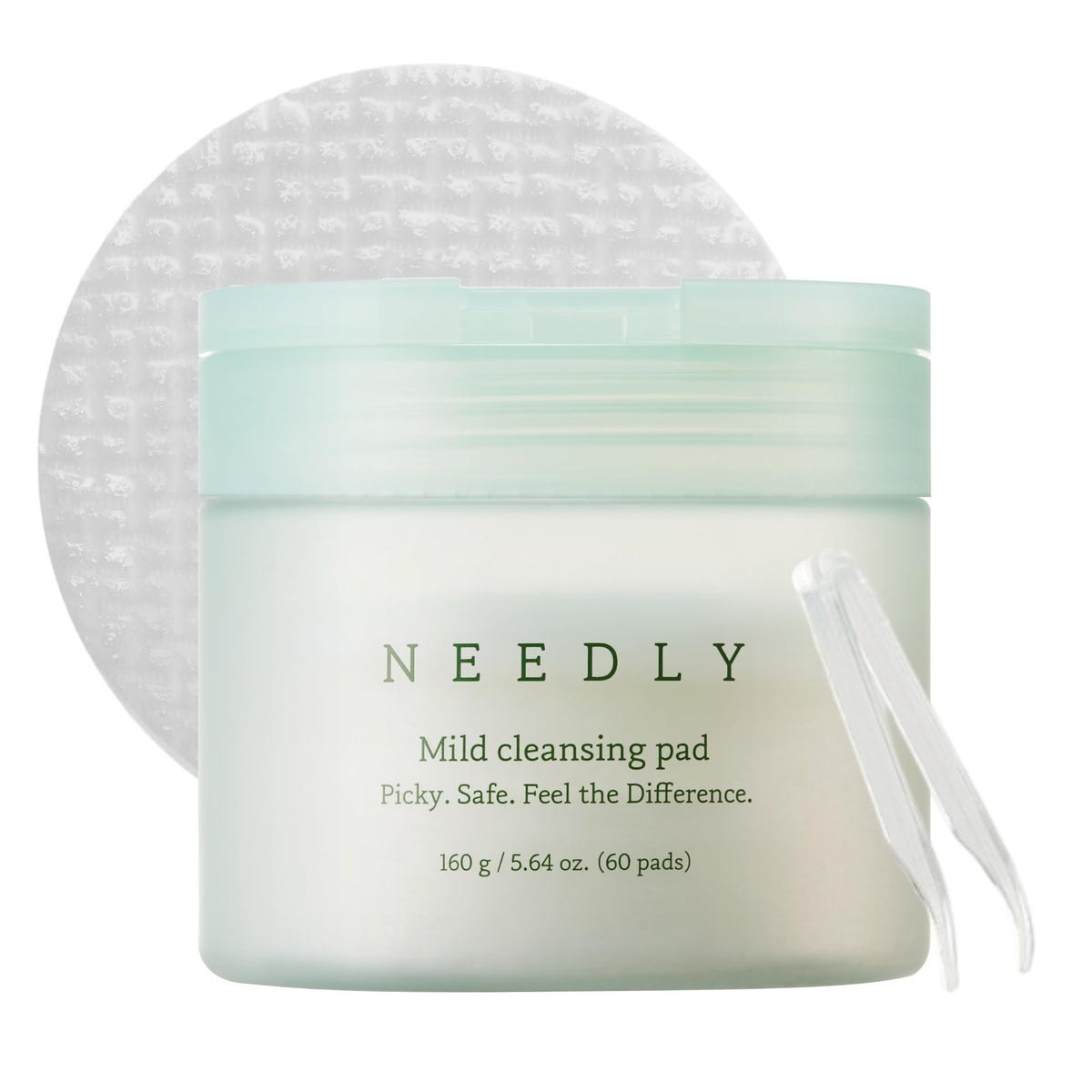 NEEDLY Mild Cleansing Pad Makeup Remover for Sensitive Skin - NEEDLY Official Imagery - 2