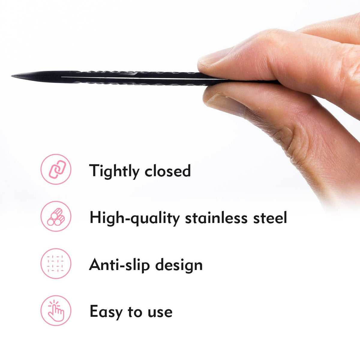 VEYES INC Lash Tweezers for Eyelash Extensions Fiber Tip - VEYES INC Official Imagery - 7