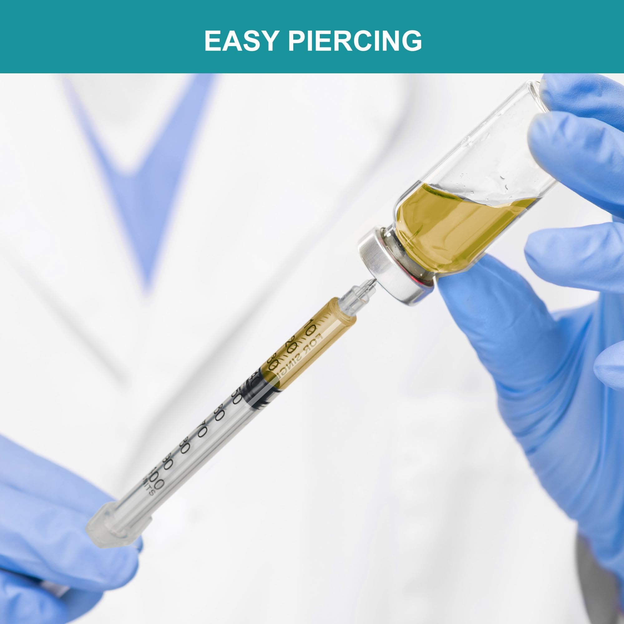Foosi U-100 syringes with needle - 1ml 31G   5/16 inch syringe wi - Foosi Official Product View 6