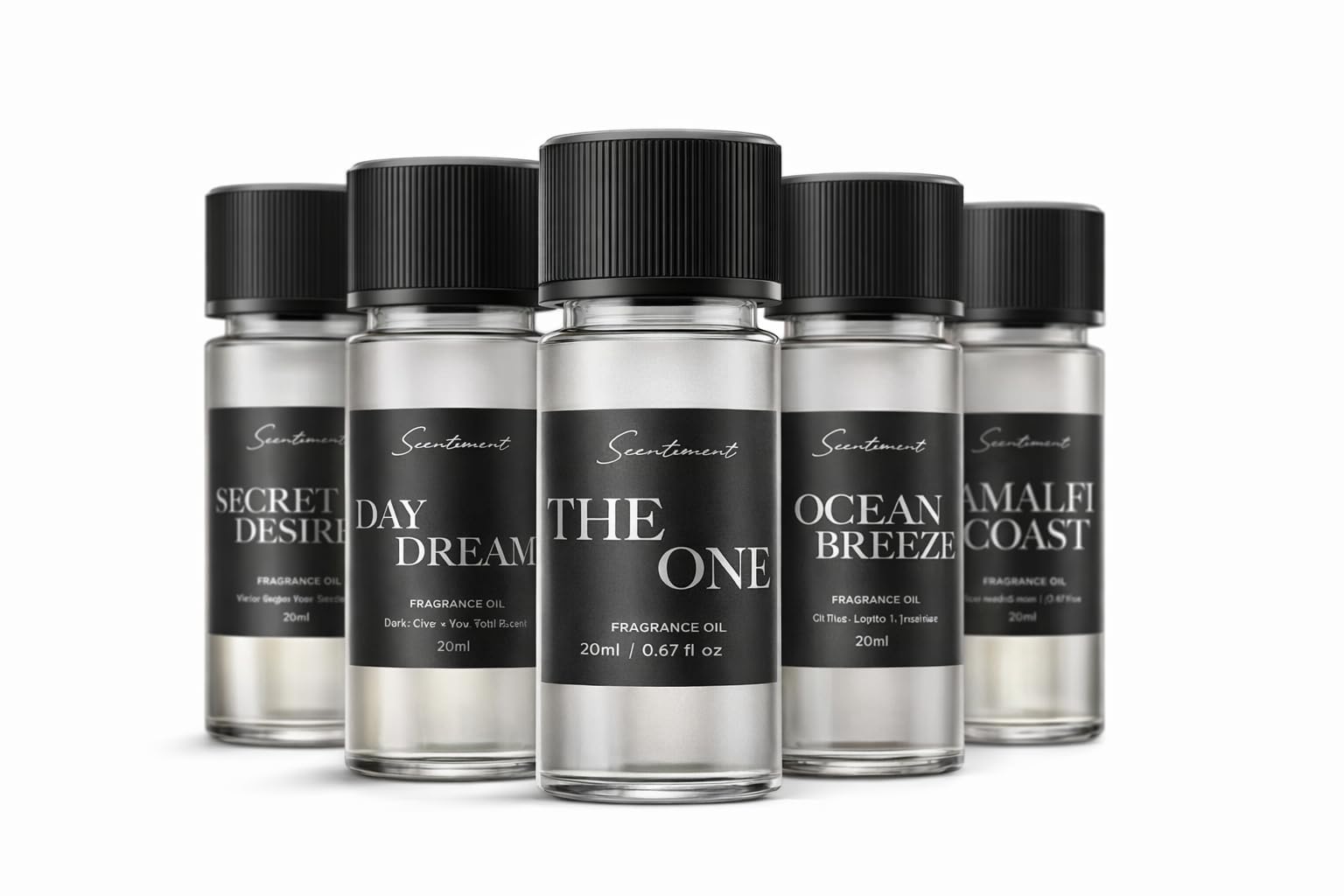 Scentiment Luxury Hotel Scents - 5 Diffuser Oil Set - 5 x 0.68 - Product Imagery