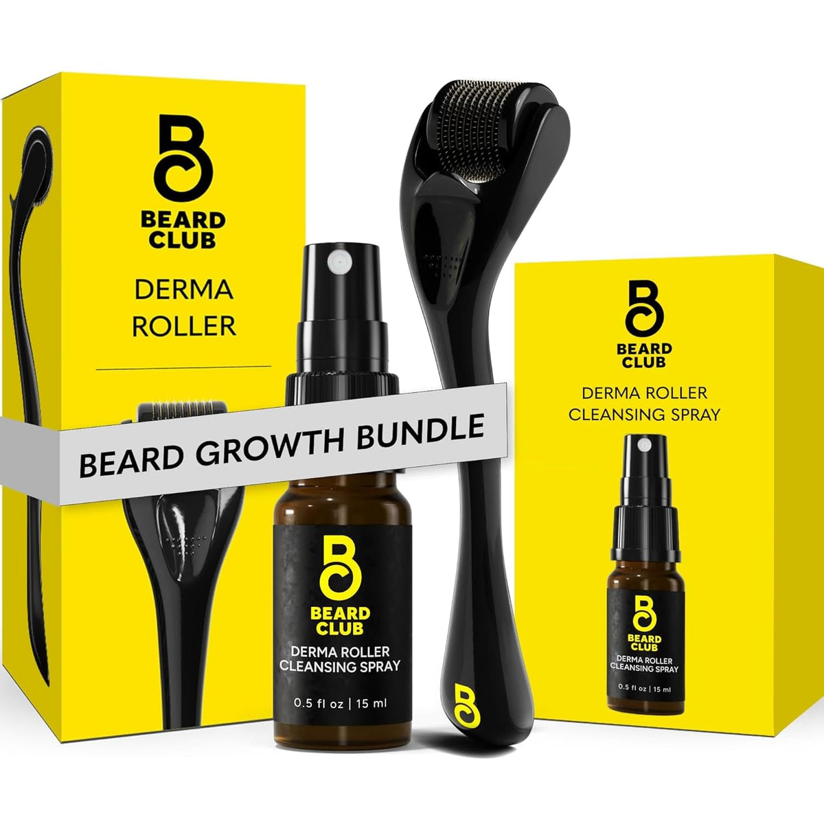 The Beard Club Beard Growth Oil and Biotin Balm Bundle - The Beard Club Official Imagery - 3