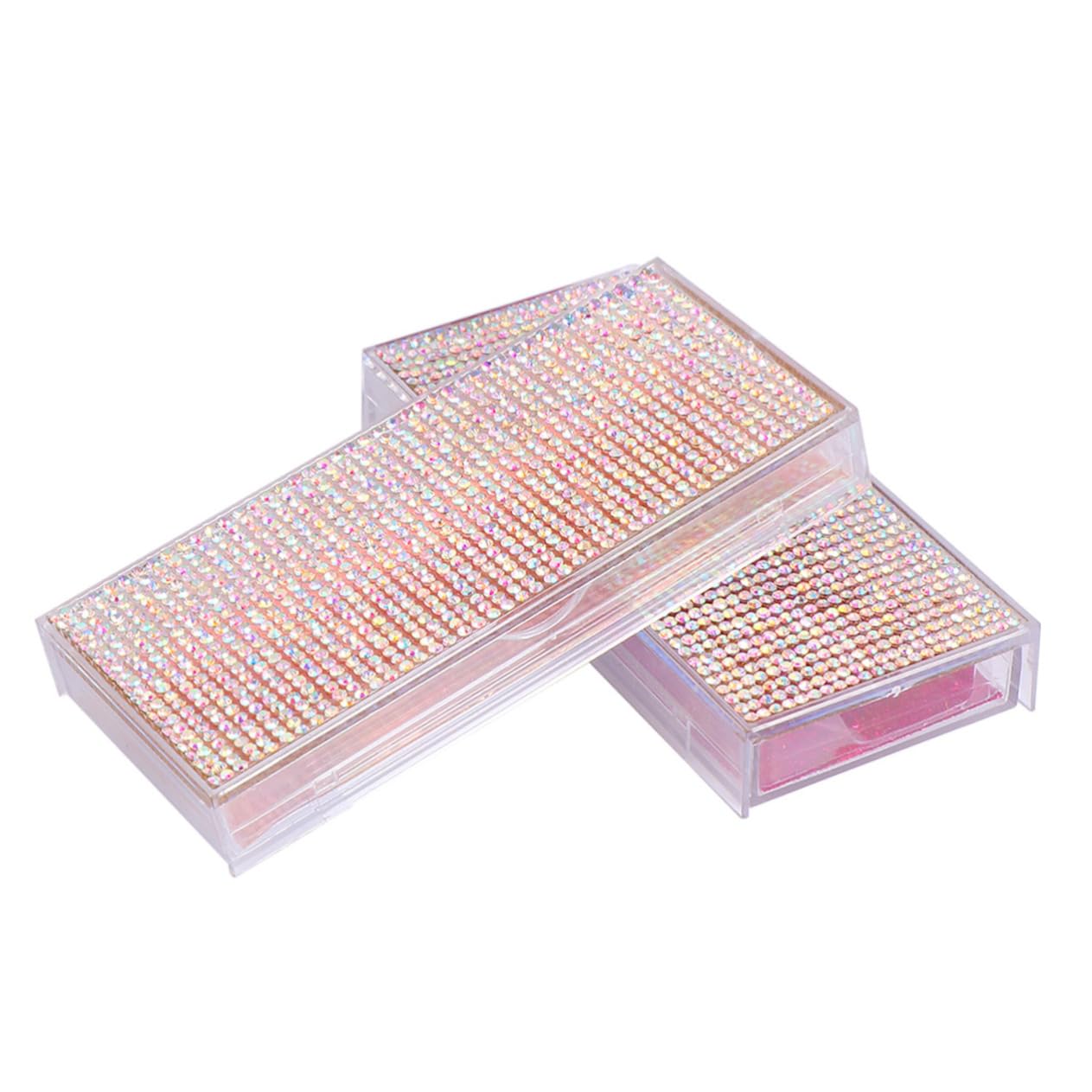 VINTORKY 2pcs Volume Lashes Case False Eyelash Container Candy Storage Boxes Eyelash Organizer for Salon Home