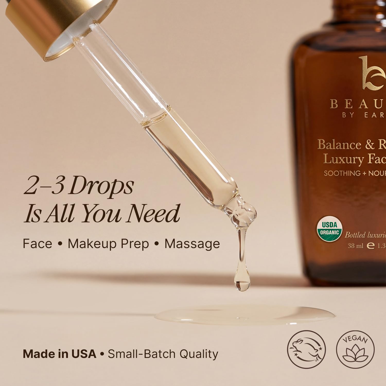 USDA Organic Face Oil - Beauty by Earth