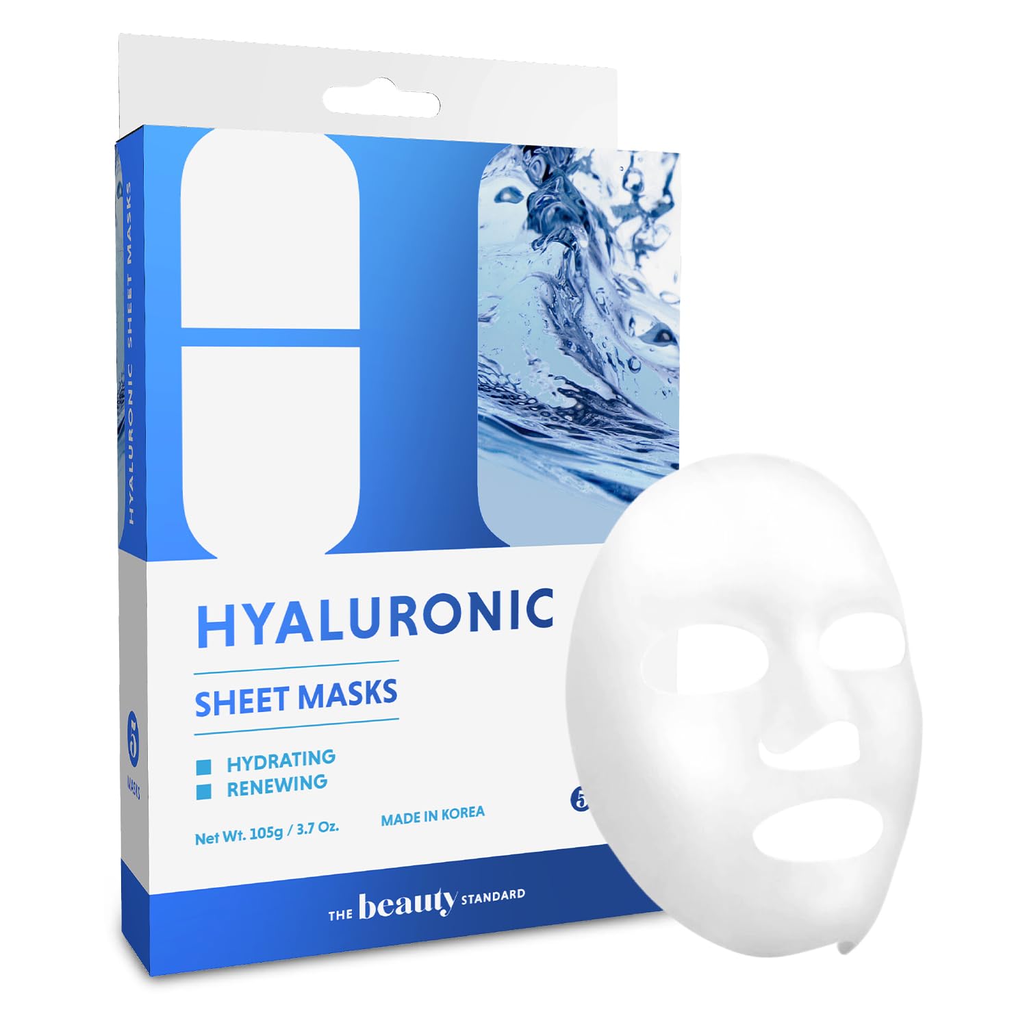 Hyaluronic Acid Sheet Face Mask - The Beauty Standard