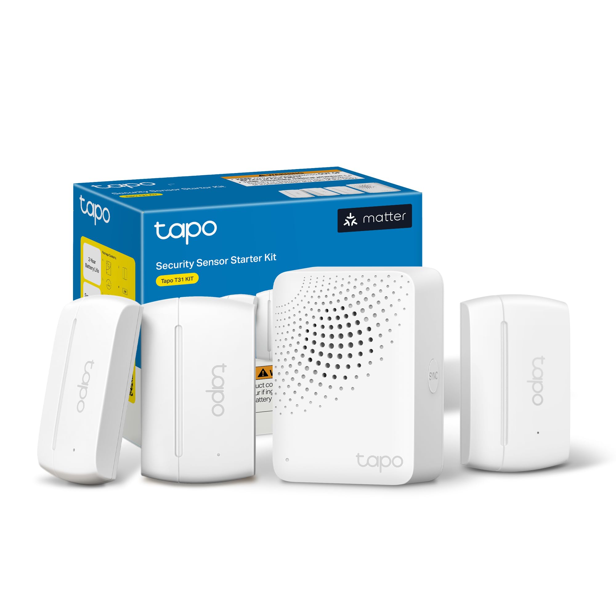 Tapo Door Sensor Starter KIT Matter Compatible 3X Smart Door - Premium Selection Official Imagery - 2